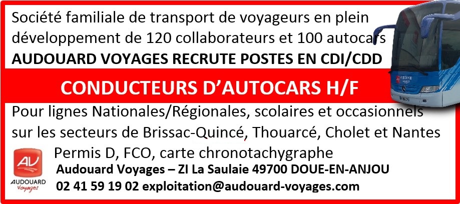 AUDOUARD VOYAGES RECRUTE
